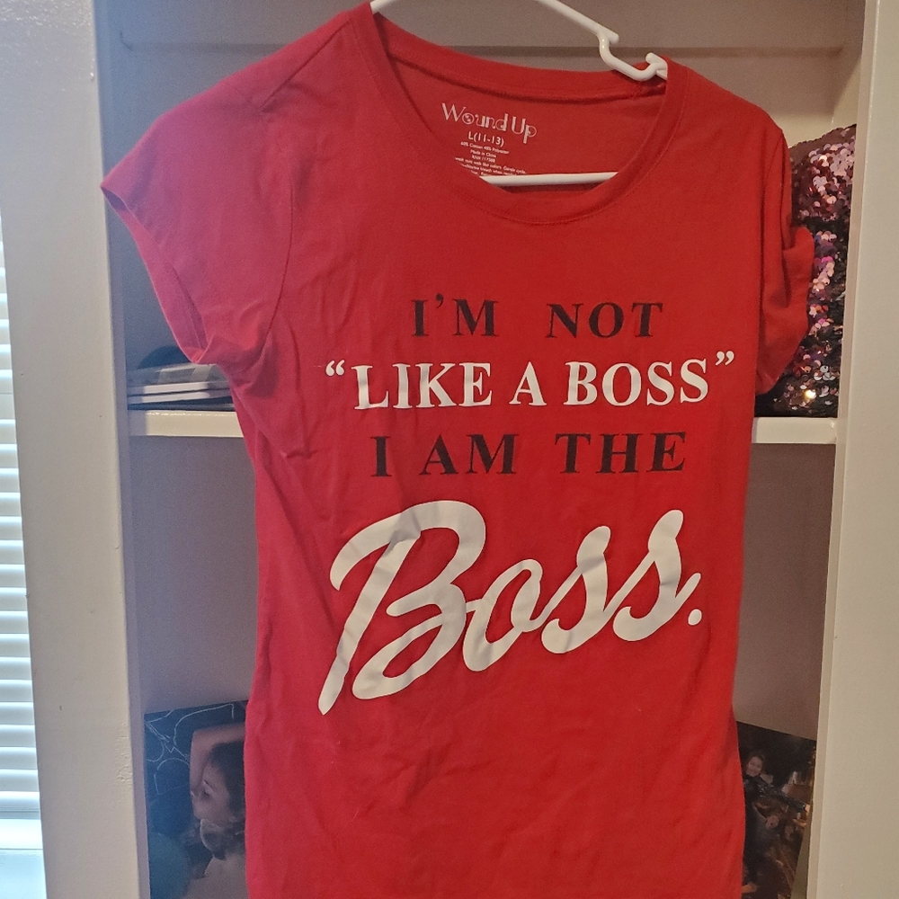red t shirt